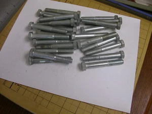 7/16-14 x 3 HEX HEAD CAP SCREW BOLT Grade 5  (Package of 25 )  - Afbeelding 1 van 5