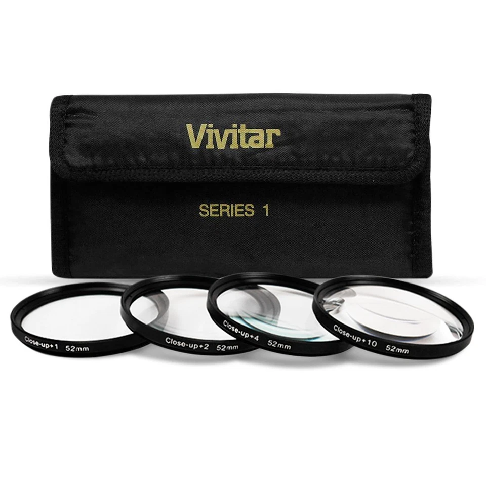 55MM Close Up MACRO Lens  +1 +2 +4 +10 FOR NIKON D3400 D5600 OPTICAL HD GLASS - Image 1 of 4