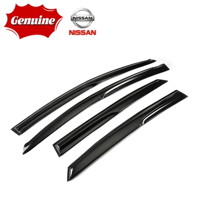 Paraseras de ventana originales Nissan Sentra 2013-2019 deflector de ventilación de viento solar Foto 1 de 4