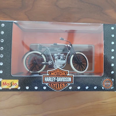 1:18 Maisto Harley Davidson Motocicletas 1909 Twin 5D V-Twin #39390 *NUEVO EN CAJA 1997 Foto 1 de 3