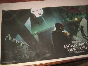 PÓSTER DE PELÍCULA DE ARTE COLORIDO DE TERROR JOHN CARPENTERS ESCAPE FROM HEW YORK - Imagen 1 de 1