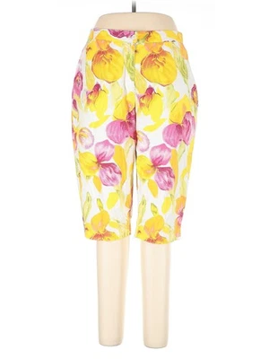 Pantalones informales amarillos para mujer Evan Picone 14 Foto 1 de 2