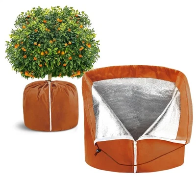 Cubiertas para macetas térmicas reutilizables impermeables para invierno clima frío Foto 1 de 4