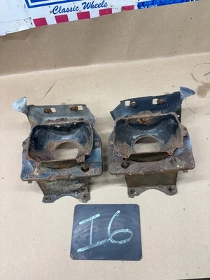 Ford Bronco F150 F250 F350 1978 1979 juego de paneles de montaje de faros cuadrados OE Foto 1 de 4