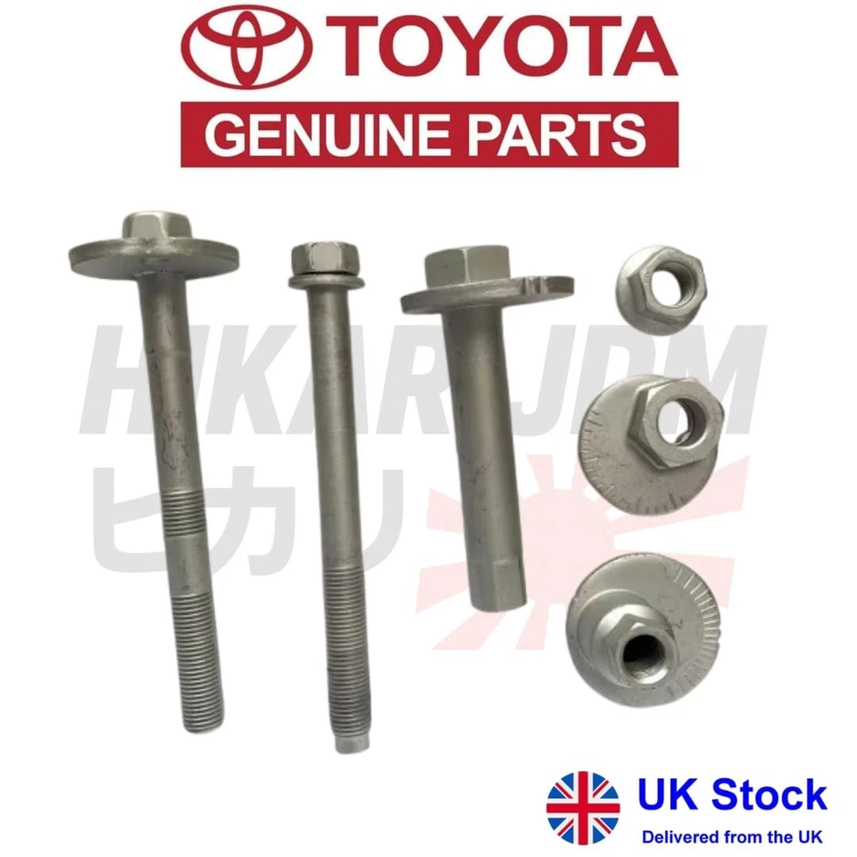 NEW Toyota Land cruiser 2002-09 camber adjustment eccentric pin bolt kit 🇬🇧 - Image 1 of 1
