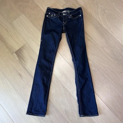 True Religion Billy Denim Blue Jean Bedazzled Women’s 29 **Read - Image 1 of 4