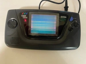 Sega Game Gear Handheld Console Powers On With Lines On Screen Parts Or Repair - Picture 1 of 7