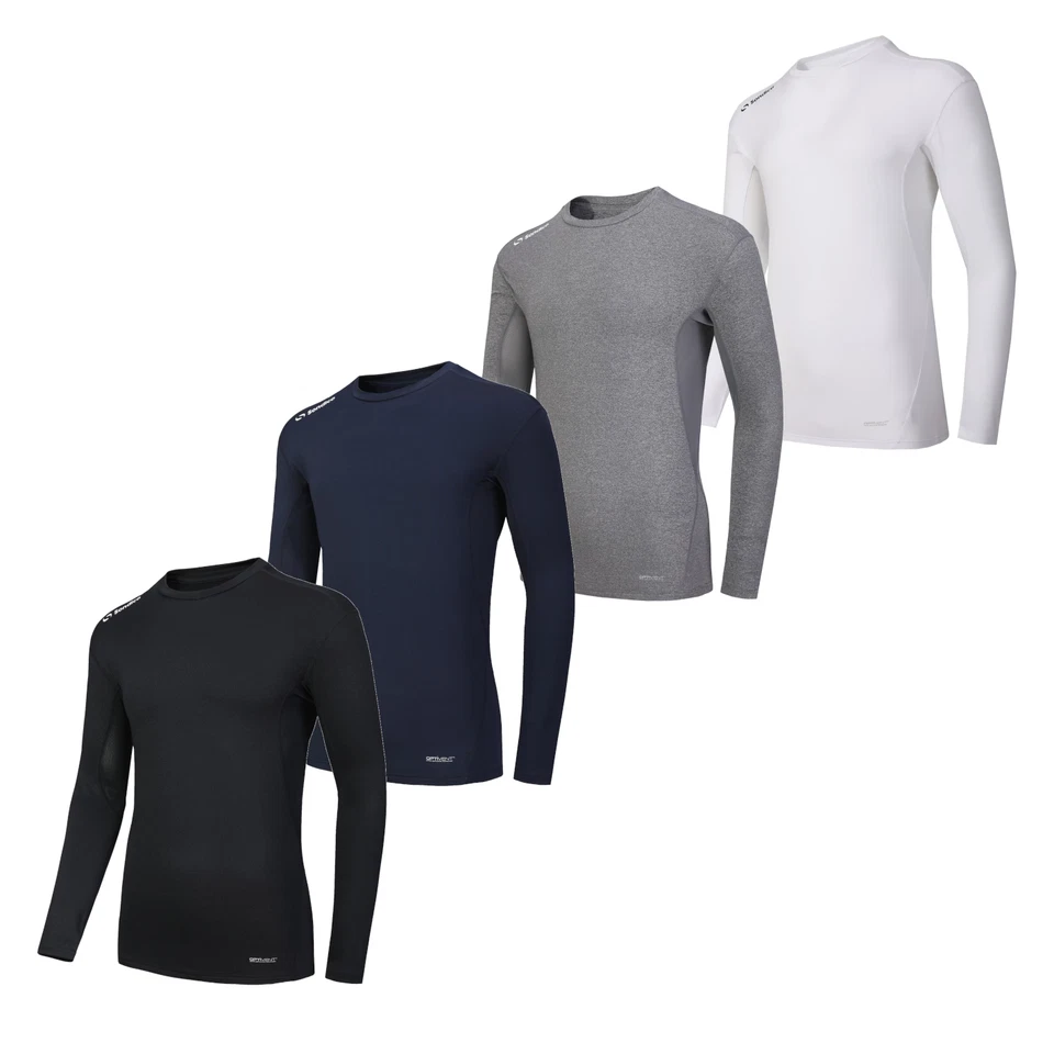 Mens Sondico Long Sleeve Breathable Base Layer Training Top Shirt - Image 1 of 1