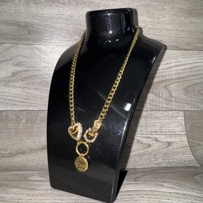 Juicy Couture - Collar y pulsera gargantilla jugosa para dama joyería chapada en oro Y2K Foto 1 de 4