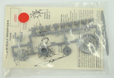 1/32 Williams Bros No 311 Wright J-6-9 Engine Kit Factory Packaging NOS - Image 1 of 2