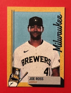 2024 MILWAUKEE BREWERS JOE ROSS Regional Police Safety Baseball Card RARE - Picture 1 of 2