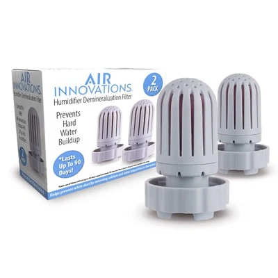 Juego de 2 filtros de desmineralización humidificador, plástico, plateado Foto 1 de 4