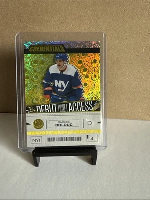 2023-24 Upper Deck Credentials - Debut Ticket - Samuel Bolduc - Image 1 of 2