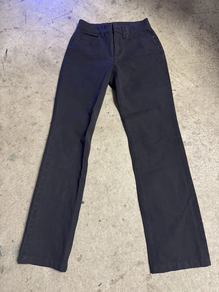 Pantalones de mezclilla deportivos Escada para mujer talla 32 negros ajustados elásticos Foto 1 de 4