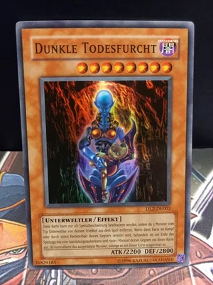 Yugioh DUNKLE TODESFURCHT  DL2-DE002, SUPER RARE - Bild 1 von 2