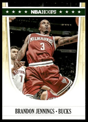 2011-12 Hoops #128 Brandon Jennings - Image 1 of 2