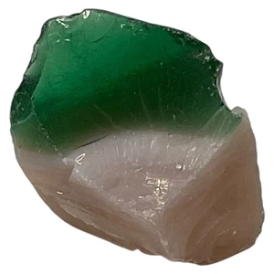 Vetro artistico a strati opalescente smeraldo vetro scorie cullet #5M52 - Foto 1 di 7