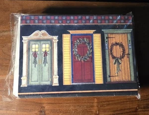 Beautiful Christmas Doors - Holiday Greeting Cards- 20 Cards/20 Envelopes - Picture 1 of 8