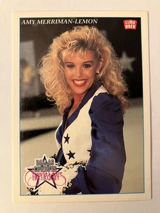 Dallas Cowboys Cheerleaders P1 Amy Merriman-Lemon Lime Rock Promo Card 1992  - Picture 1 of 2