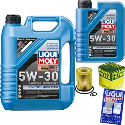 INSPEKTIONSKIT FILTER LIQUI MOLY ÖL 6L 5W-30 für Mercedes-Benz A-Klasse W176 - Bild 1 von 4