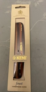 Kent Handarbeit 7T alle feinen Zähne 5 1/2" Schildpatt braun Kamm - Bild 1 von 2