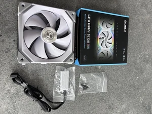 Lian Li UNI SL120 INF Addressable RGB White 120mm Fan - Afbeelding 1 van 4