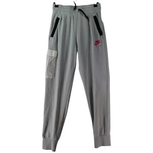 Nike Air Boys Joggers Tracksuit Bottoms Size 156-166cm Grey Standard Fit - Picture 1 of 8