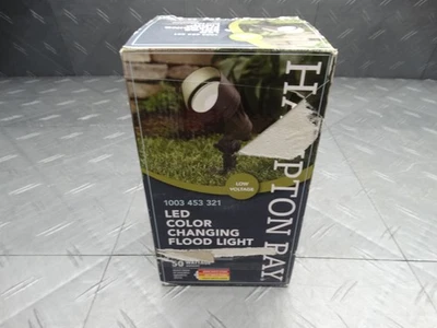 Hampton Bay Low-Voltage Black Color Changing Outdoor LED Flood Light IWH1501L-3 - Image 1 of 4