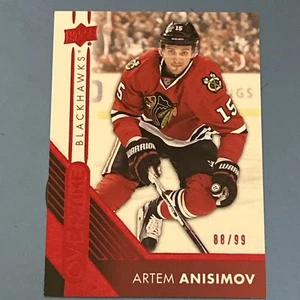 ARTEM ANISIMOV #d/99 RED 2016-17 UD Overtime Free Comb Ship - Picture 1 of 2