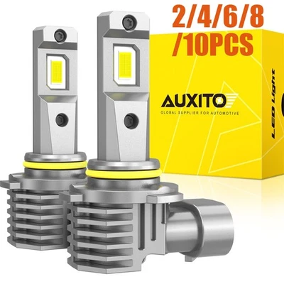 H10 LED Headlight Bulb White Low Beam Conversion Kit 50000LM Bright M62-10x - Image 1 of 4