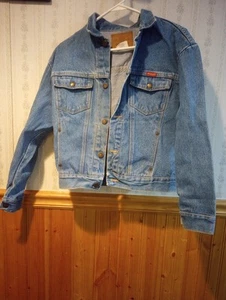 Wrangler Boys XL Denim Jean Jacket 2 pockets buttons snaps Vintage Unisex - Picture 1 of 8