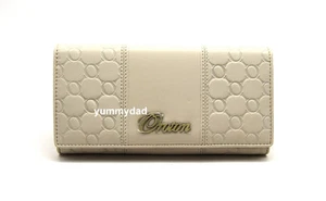 OROTON ROCHE LARGE CLUTCH LEATHER WALLET IN CLOUD CREAM BNIB - Picture 1 of 7