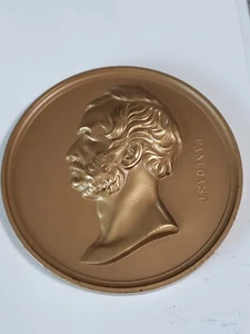 Alrededor de 1874 Bronce Joseph Pancoast, M.D. Medallón - Imagen 1 de 16