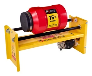 1 Gal 15lb Rotary Drum Brass Tumbler Shell Casing Cleaner Reloading MJR Tumblers - Picture 1 of 9