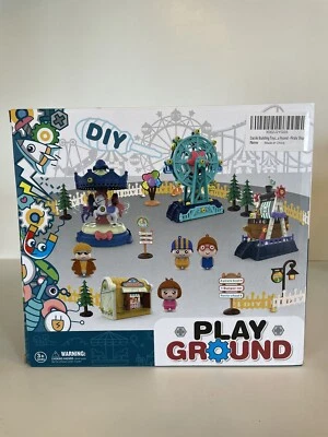 Building Blocks Amusement Park STEM Educational Ferris Wheel Carousel 203 Pcs - Image 1 of 4