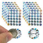 2.5cm Self Shiny Holographic DIY Scratch Off Stickers Labels