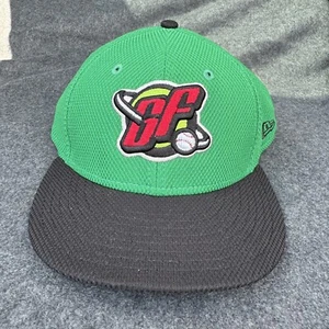 Cappello Great Falls Voyagers da uomo 7 3/8 verde nero baseball nuova era - Foto 1 di 7