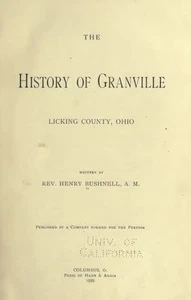 1889 GRANVILLE, LICKING County Ohio OH, History and Genealogy Ancestry DVD B14 - Picture 1 of 2