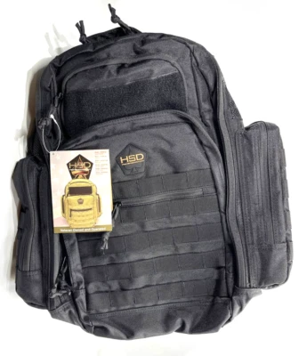 Mochila Bolsa de Pañales Alta Velocidad Daddy HSD Hecha por Veteranos Hombres (NEGRO) Foto 1 de 4