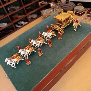 Johillco Coronation Coach with 8 Windsor Greys GEORGE VI 1936 18pcs Boxed - Bild 1 von 11