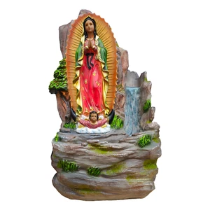 Our Lady of Guadalupe Resin Water Fountain | Virgen de Guadalupe | Home Decor - Picture 1 of 6