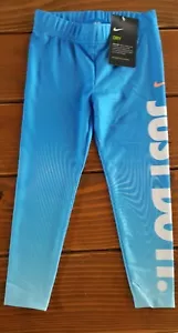 Nike Toddler Boys Dri-Fit Thin Baseball? Pants "Do It" Baby Sky Blue Sz 4T NWT - Picture 1 of 5