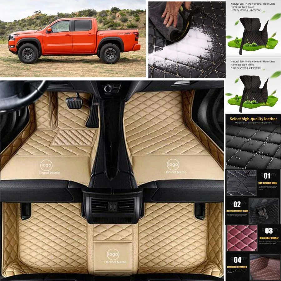 Alfombrillas antideslizantes de lujo para todo tipo de clima para Nissan Titan Foto 1 de 4