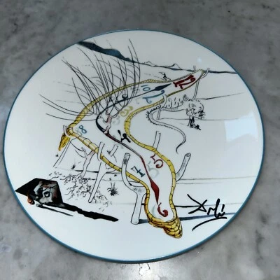 Salvador Dali   porcelain plate “Le Conquete du Cosmos  ''  Edition Limoges - Image 1 of 2