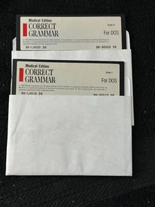 Correct Grammar Medical Edition for DOS 5.25 Media - Picture 1 of 1