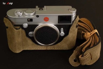 LUIGI LODEN GREEN CASE+GRIP for LEICA M10, M10P,M10R+STRAP,DHL,DELICIOUSLY SOFT - Image 1 of 4