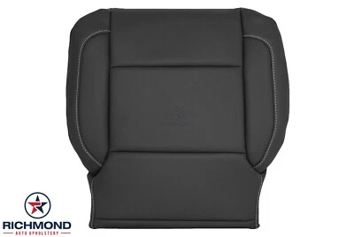 Chevy Tahoe Suburban LTZ 2015-2016 - Cubierta de asiento de cuero inferior del lado del conductor negra Foto 1 de 4
