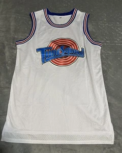 Tune Squad Space Jam #1 Bugs Basketball Jersey Movie Stitched White Men Size Med - Picture 1 of 5