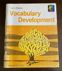 Vintage 1964 Vocabulary Development by Lee C Deighton Macmillan 25051 Yellow - Picture 1 of 6
