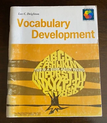 Vintage 1964 Vocabulary Development by Lee C Deighton Macmillan  25051 Yellow - Image 1 of 4